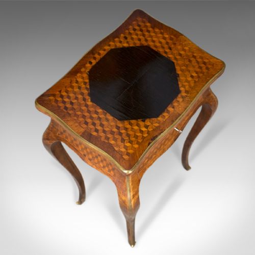fig 5. French Antique Vanity Table, Jewellery Box, Kingwood, 19th Century, Circa 1880