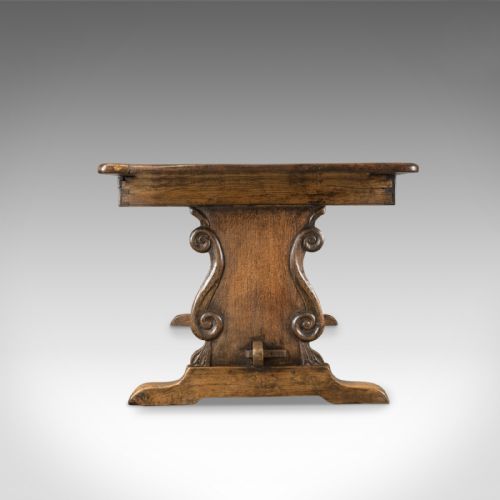 fig 2. Antique Refectory Table, Oak Dining, Jacobean Taste, Seating up to Ten, c.1900
