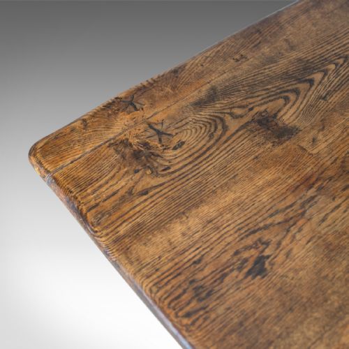 fig 3. Antique Refectory Table, Oak Dining, Jacobean Taste, Seating up to Ten, c.1900