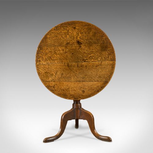 fig 1. Antique Tilt Top Table, Georgian, Oak, Side, Lamp, English Circa 1800