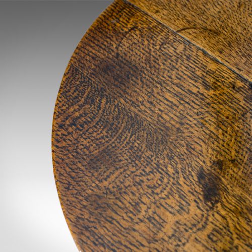 fig 3. Antique Tilt Top Table, Georgian, Oak, Side, Lamp, English Circa 1800