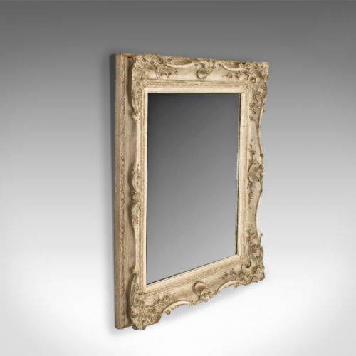 fig 1. Antique Wall Mirror, Painted, English, Victorian, Mid-Sized Circa 1900