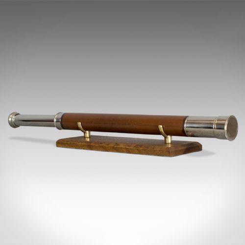 fig 1. Antique Telescope, Single Draw Officer of the Watch, Gieves Ltd, London c.1930