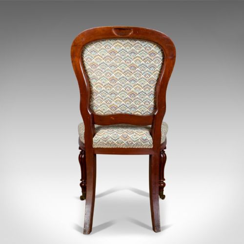 fig 3. Antique Pair of Chairs, William IV, Mahogany, Button Back, Parlour, Side c.1835
