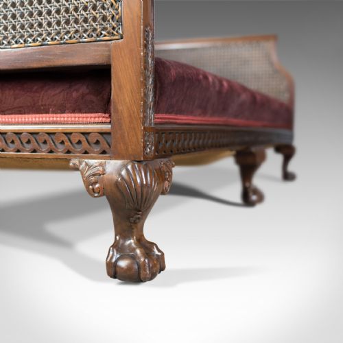 fig 6. Antique Conservatory Suite, Bergere Sofa & Two Chairs, Edwardian, English c.1910