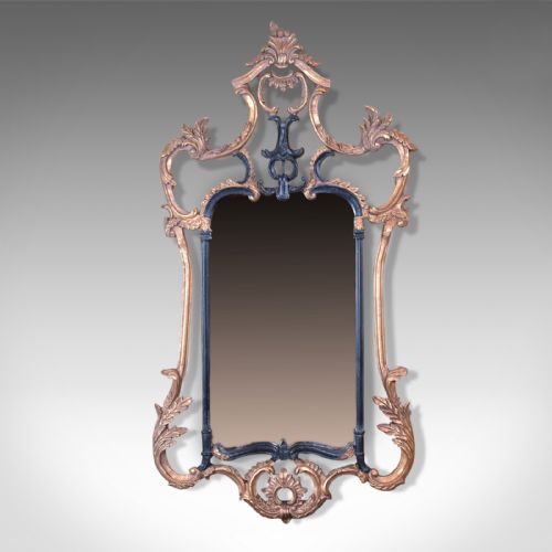 Large Antique Wall Mirror, Victorian, Classical Revival, Metal, Giltwood, Gesso