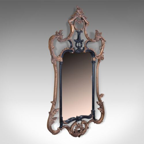fig 1. Large Antique Wall Mirror, Victorian, Classical Revival, Metal, Giltwood, Gesso