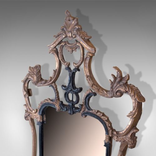 fig 3. Large Antique Wall Mirror, Victorian, Classical Revival, Metal, Giltwood, Gesso