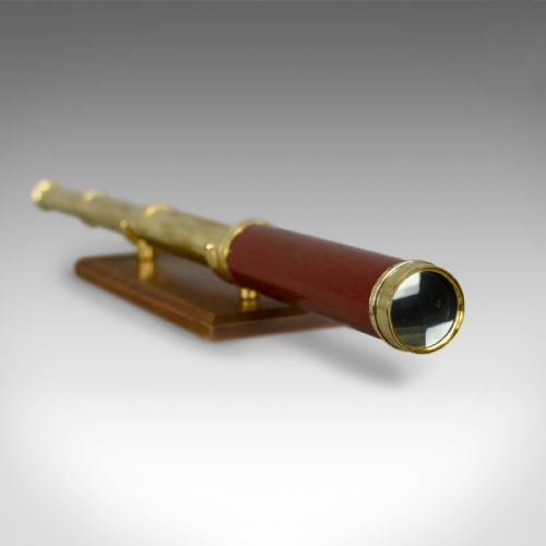 fig 2. Antique Telescope, Three Draw Terrestrial, Achromatic, Refractor, Dollond c.1800