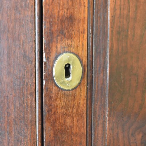 fig 3. Antique Corner Cabinet, English, Oak, Georgian, Floor Standing Cupboard c.1800