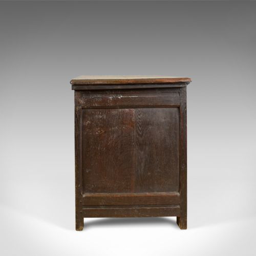 fig 2. Antique Coffer, English, Georgian, Oak Joined Chest, Mid C18th Trunk Circa 1750