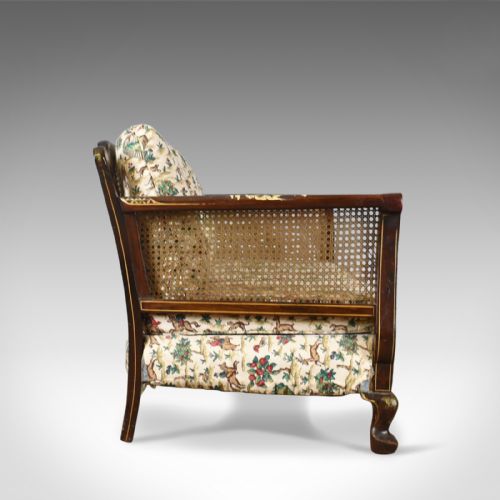 fig 2. Aesthetic Movement Antique Conservatory Suite, Chinoiserie, Bergere Circa 1910
