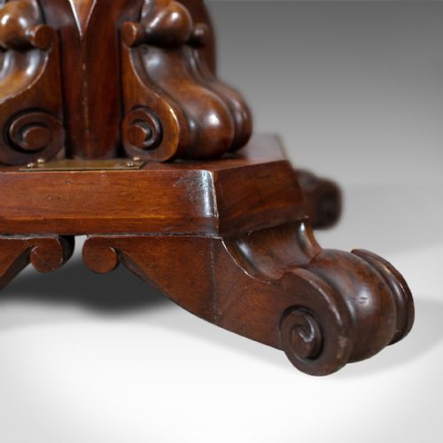 fig 4. Antique Torchere, English, William IV, Plant Stand, Mahogany, Circa 1835