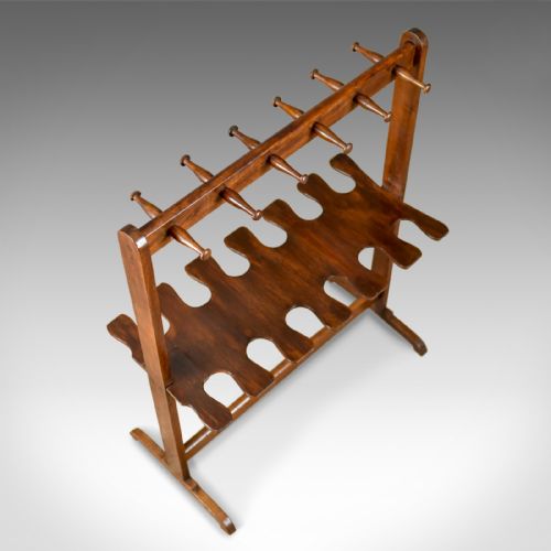 fig 3. Antique Boot Rack, Welsh, Victorian, Riding Crop Stand, Mahogany, Circa 1890