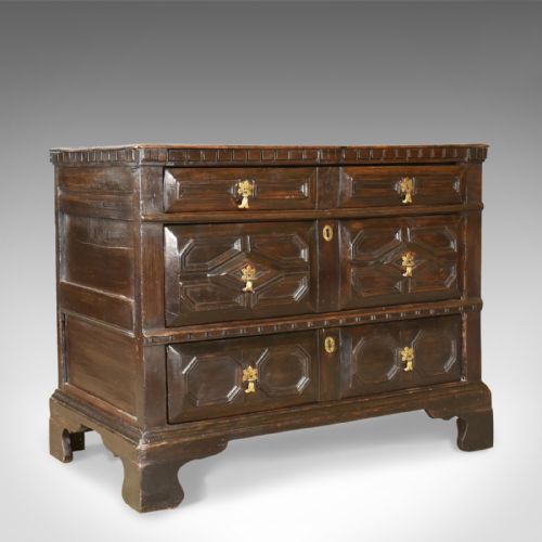 Antique Chest of Drawers, 17th Century and Later, English Oak, Circa 1690