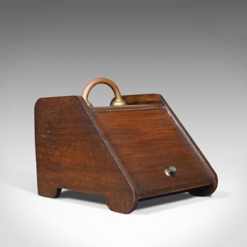 Large Antique Log Bin, Coal Purdonium, Edwardian, Fireside, Circa 1910