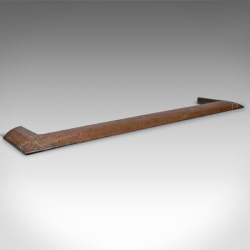 Large Antique Arts & Crafts Fire Kerb, Victorian Fireside Fender, English C.1900