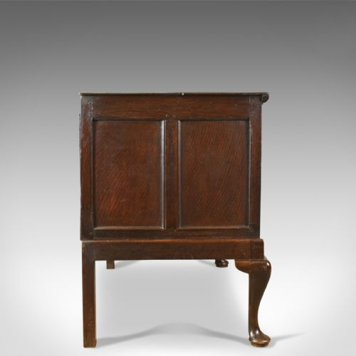 ANTIQUE CHEST ON STAND ENGLISH GEORGIAN OAK CHEST OF DRAWERS CIRCA 1720 - ADDITIONAL PHOTO 2