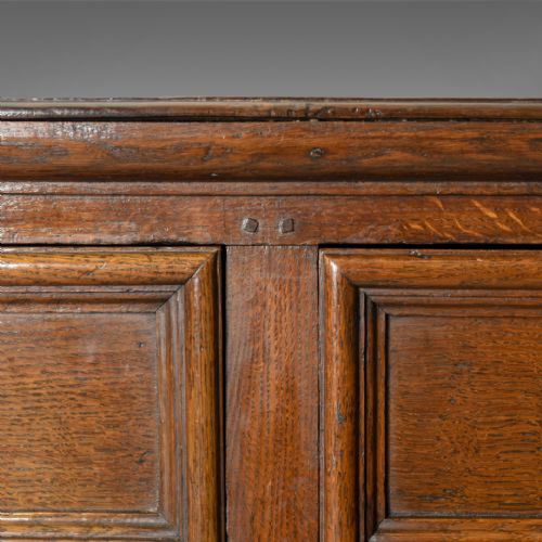 ANTIQUE CHEST ON STAND ENGLISH GEORGIAN OAK CHEST OF DRAWERS CIRCA 1720 - ADDITIONAL PHOTO 6
