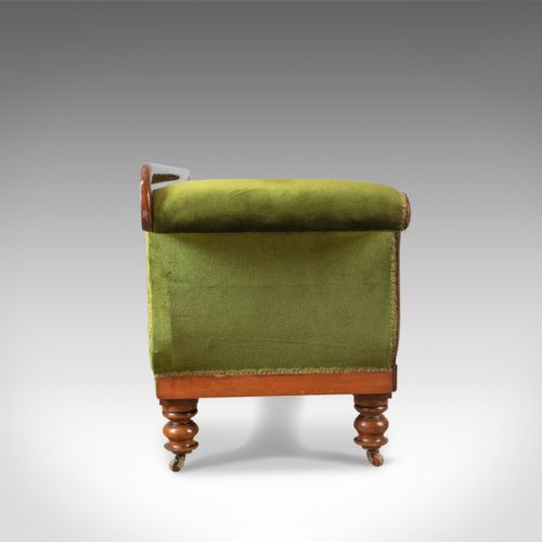 fig 2. Large Antique Settee, Regency, Mahogany, Scroll End Sofa, Daybed, Circa 1820