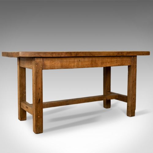 French Antique Charcuterie Table, 19th Century, Oak, Country Kitchen Circa 1890