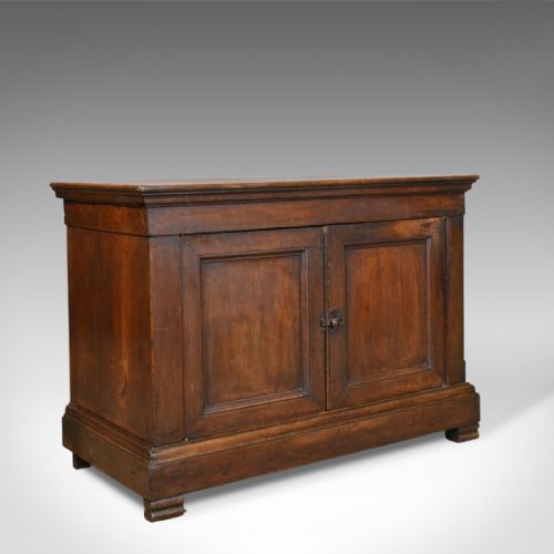 Antique Cupboard, 19th Century, French, Oak, Cabinet Circa 1850