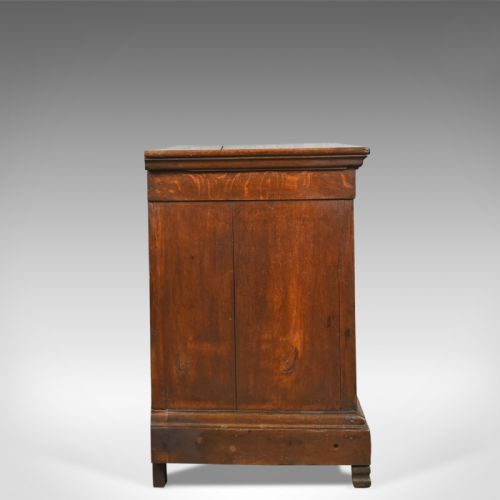 fig 2. Antique Cupboard, 19th Century, French, Oak, Cabinet Circa 1850