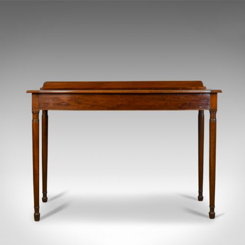 fig 1. Antique Console Table, English, Georgian, Mahogany, Side, Circa 1800
