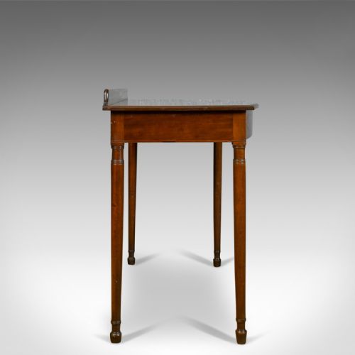 fig 2. Antique Console Table, English, Georgian, Mahogany, Side, Circa 1800