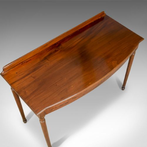 fig 3. Antique Console Table, English, Georgian, Mahogany, Side, Circa 1800