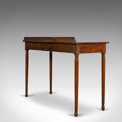 fig 4. Antique Console Table, English, Georgian, Mahogany, Side, Circa 1800