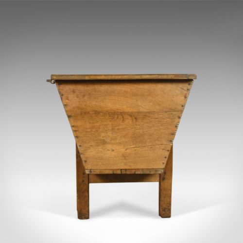 fig 2. Antique Boulangerie Dough Bin, Large, French, Elm, Circa 1800