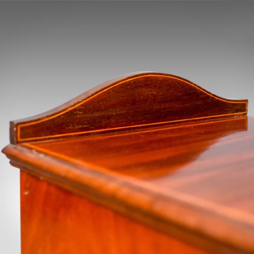 fig 4. Antique Pot Cupboard, English, Edwardian, Walnut, Bedside Cabinet, Circa 1910