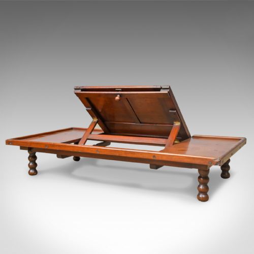 fig 3. Adjustable Antique Reading Table, John Carter, Victorian, Mahogany Lectern c1890