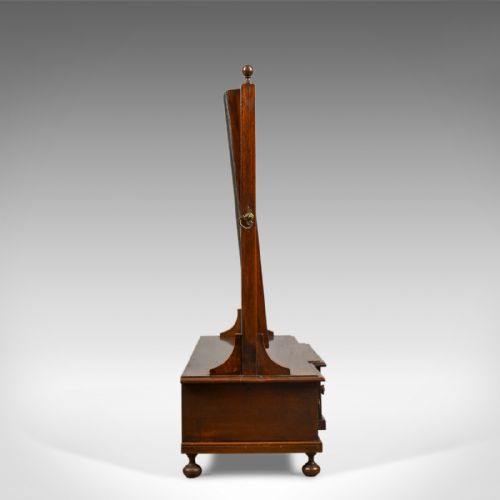 fig 2. Large, Antique Dressing Table Mirror, Mahogany, Georgian, Platform, Toilet C1800