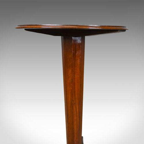 fig 3. Antique Wine Table, English, Regency, Mahogany, Tripod, Side, Circa 1830