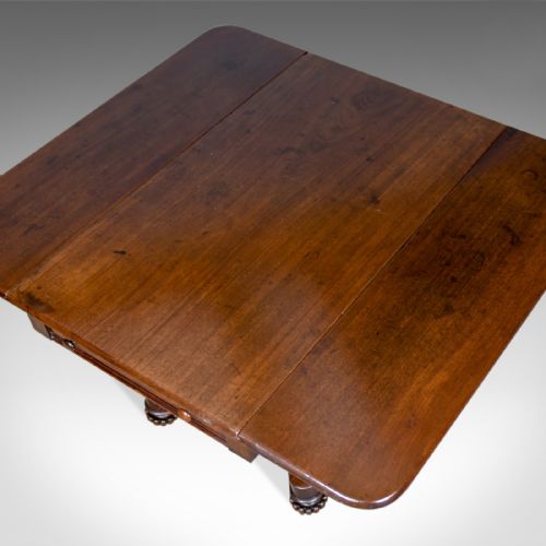 fig 2. Antique Pembroke Table, English, William IV, Mahogany, Sofa, Circa 1835