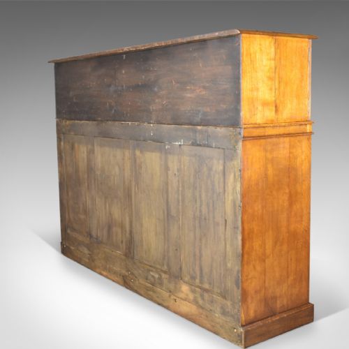 fig 2. Large Antique Estate Manager's Cupboard, Oak, English, Victorian, Cabinet c.1880