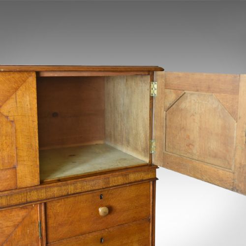 fig 4. Large Antique Estate Manager's Cupboard, Oak, English, Victorian, Cabinet c.1880