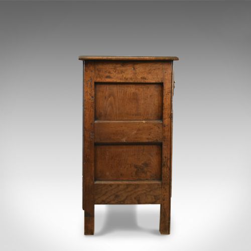 fig 2. Antique Dresser Base, Victorian, Georgian Revival, Sideboard, English, Oak c1880