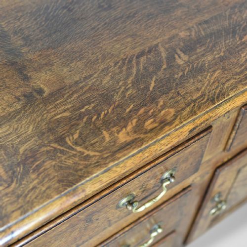 fig 5. Antique Dresser Base, Victorian, Georgian Revival, Sideboard, English, Oak c1880