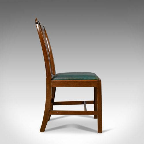 fig 2. Set of Six Dining Chairs, English, Hepplewhite Revival, Victorian, Circa 1880