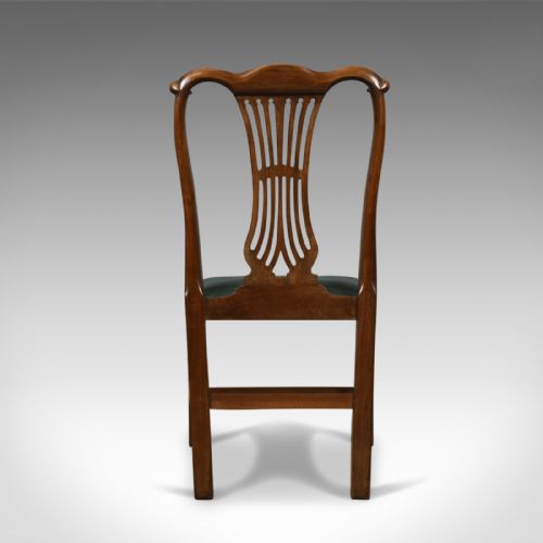 fig 3. Set of Six Dining Chairs, English, Hepplewhite Revival, Victorian, Circa 1880