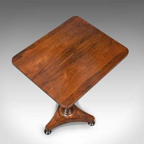 fig 1. Antique Wine Table, Regency, Rosewood, Side, Gillows Lancaster, Circa 1820