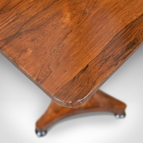 fig 2. Antique Wine Table, Regency, Rosewood, Side, Gillows Lancaster, Circa 1820
