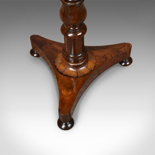 fig 4. Antique Wine Table, Regency, Rosewood, Side, Gillows Lancaster, Circa 1820