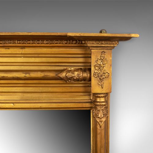 fig 2. Antique Pier Mirror, Regency, Giltwood, Wall, Early 19th Century, Circa 1820