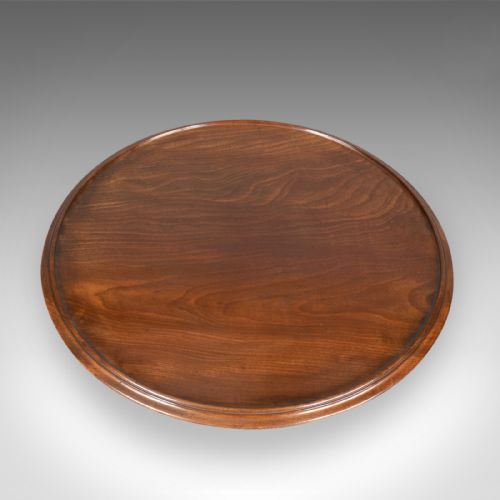 fig 2. Antique Lazy Susan, English, Georgian, Mahogany, Turntable, Circa 1800
