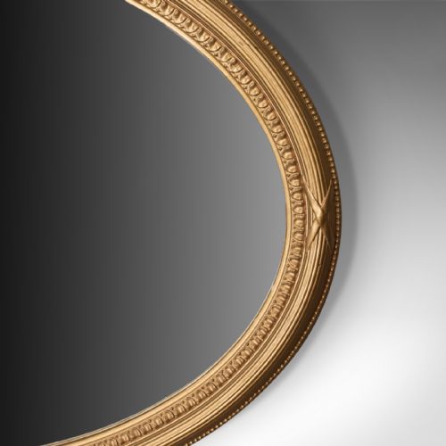 fig 2. Antique Wall Mirror, English, 1920s, Giltwood Frame, Portrait, Landscape