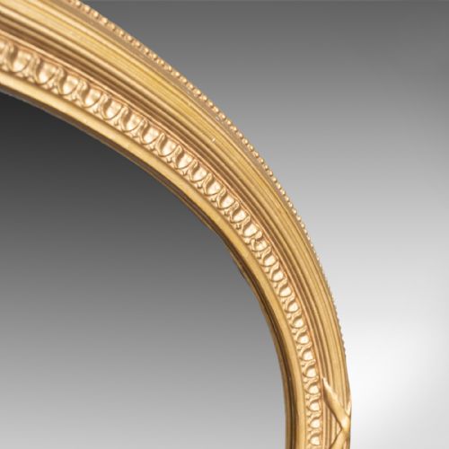 fig 3. Antique Wall Mirror, English, 1920s, Giltwood Frame, Portrait, Landscape